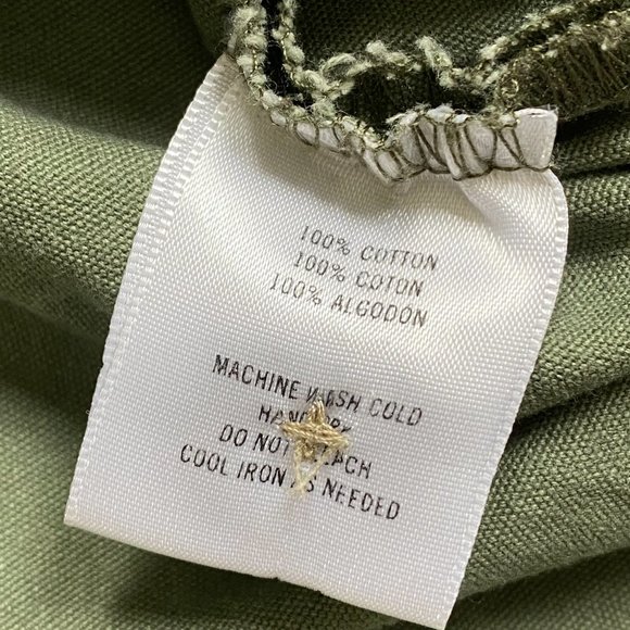 ♥ O'Neill Olive Green Cargo Jacket with Gray Sleeves SMALL - K - Picture 7 of 8